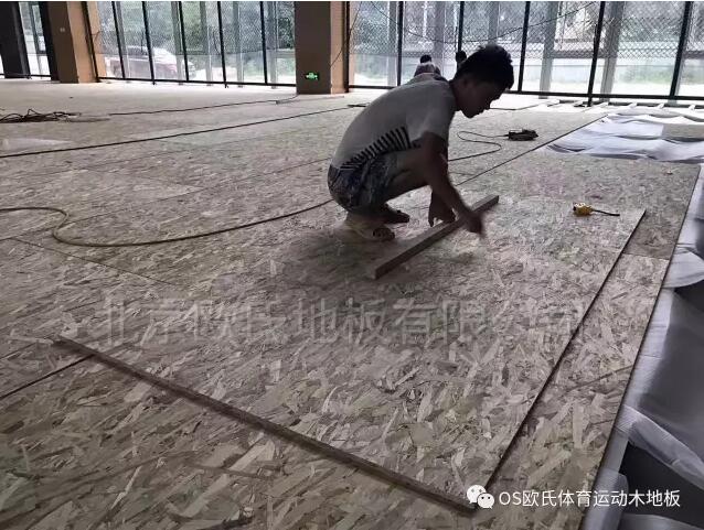 河南周口市沈丘青少年活動中心體育館運動木地板成功案例-2