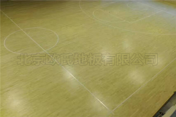 上海南陽模范初級中學體藝樓運動木地板工程案例