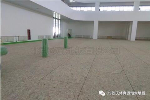 寧夏石嘴山星海中學體育木地板案例