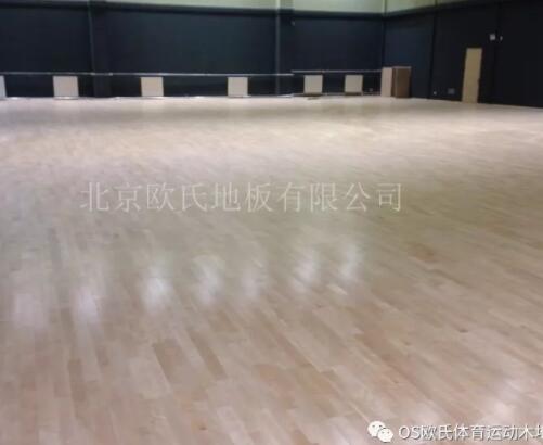 南京體育學院羽毛球館木地板成功案例